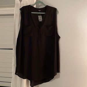 Torrid sheer tank. Size 4 (26). Black